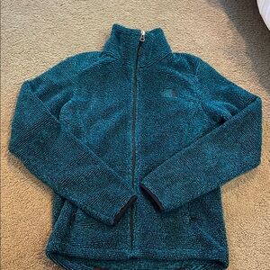 The North Face Teal Teddy Jacket